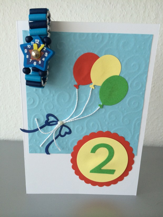 Karte Kindergeburtstag / Zahlengeburtstag