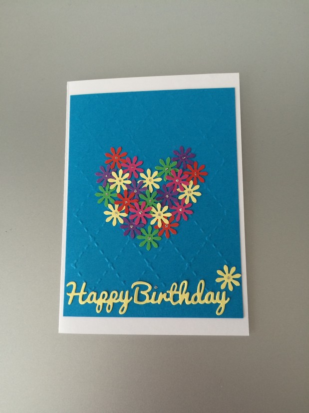 Geburtstagskarte „Happy Birthday“