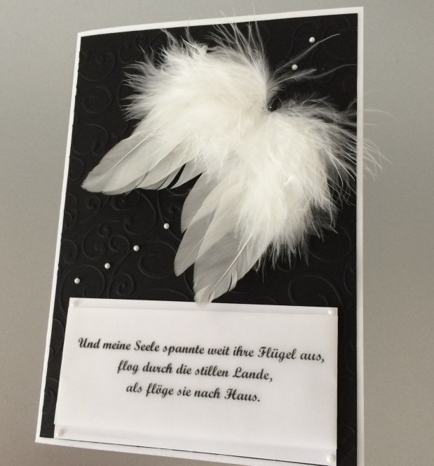 Karte Trauer / Beileid 