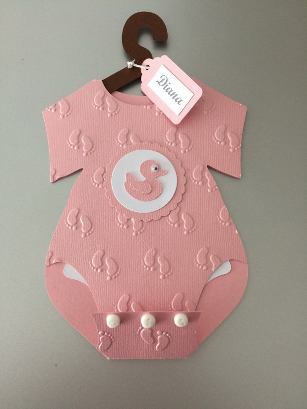 Karte Geburt / Einladung Taufe Mädchen 