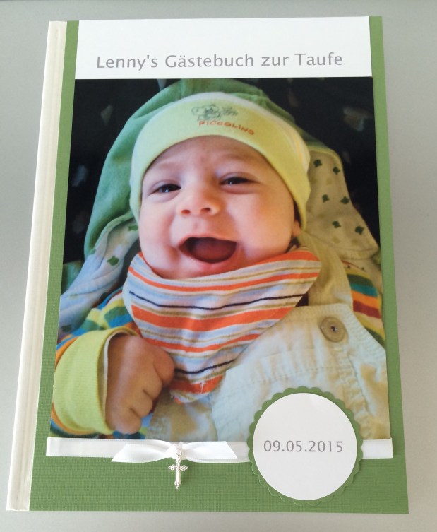Gästebuch Taufe Junge&nbsp;*grün*