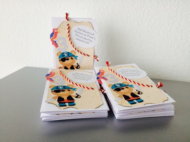 Einladung Geburtstag Junge / Piraten Party 