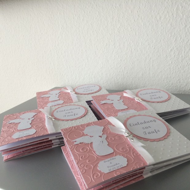 Einladung Taufe Zwillinge&nbsp;Mädchen