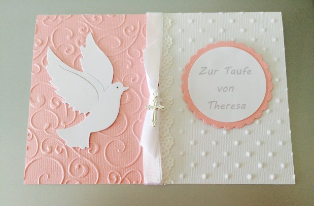 Karte zur Taufe / Kommunion / Konfirmation 