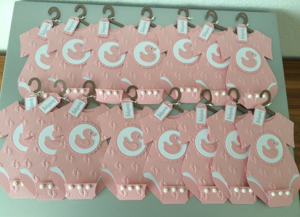 Einladung Babyparty/Babyshower Mädchen 