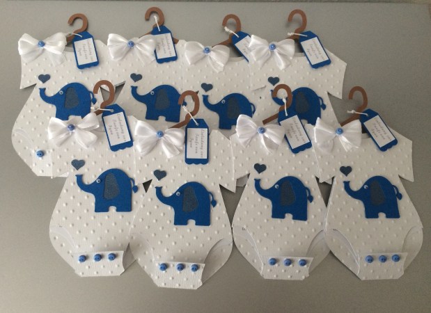 Einladung Taufe Junge Elefant 