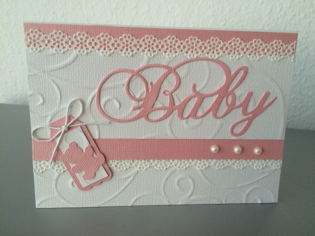 Karte Geburt Mädchen