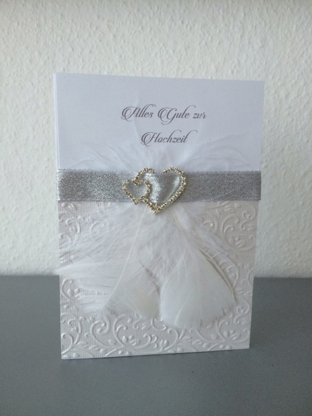 Karte zur Hochzeit / Einladung 