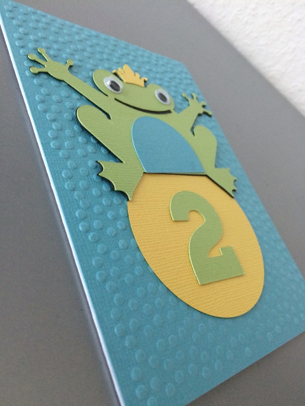 Karte zum Geburtstag&nbsp;*Frosch*