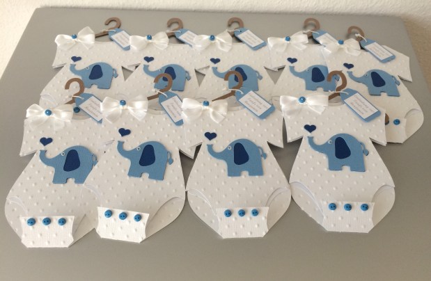 Einladung zur Taufe Body Junge&nbsp;*Elefant*
