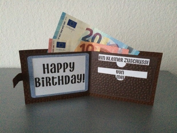 Geldgeschenk Geburtstag Mann 