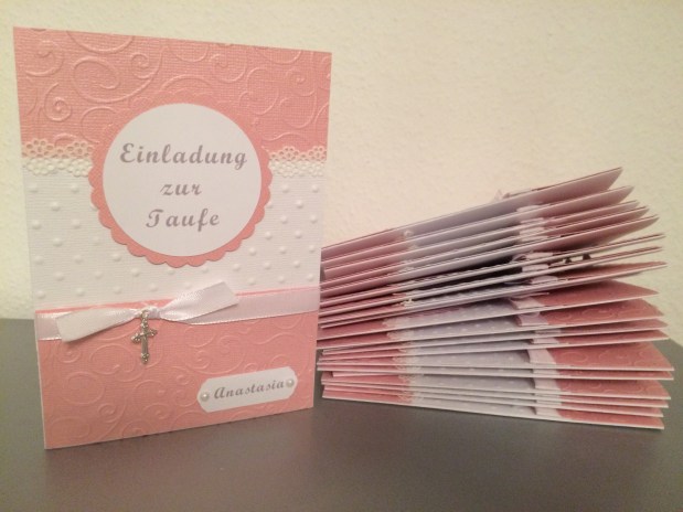 Einladung zur Taufe&nbsp;-Mädchen