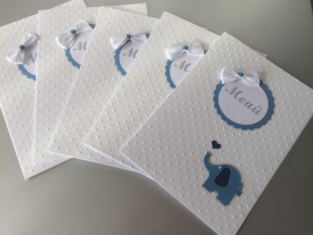 Menükarte Taufe *Elefant*