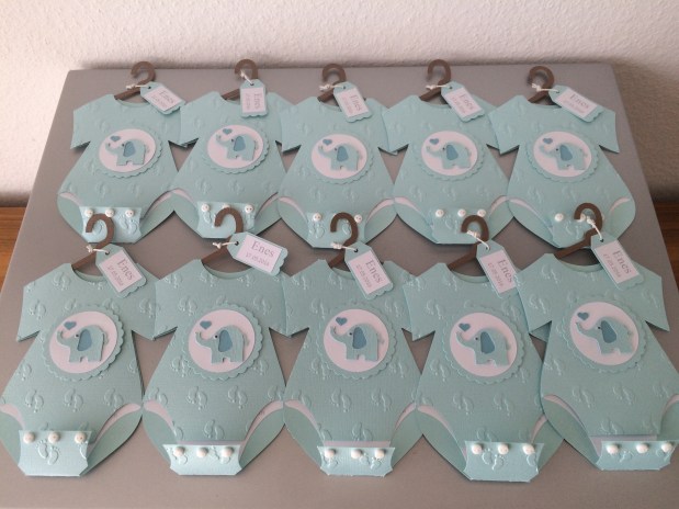 Karten Geburt Junge&nbsp;*zartblau*