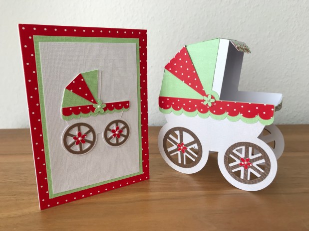 Kinderwagen 3 D und&nbsp;Karte
