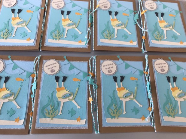 Einladung Kindergeburtstag Taucher