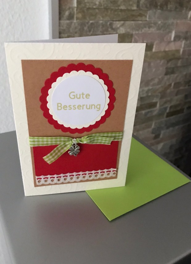 Gute Besserung- Einzelkarte