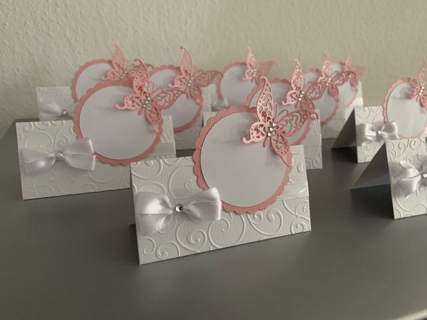 Tischkarten / Namenskarten Taufe /&nbsp;Kommunion