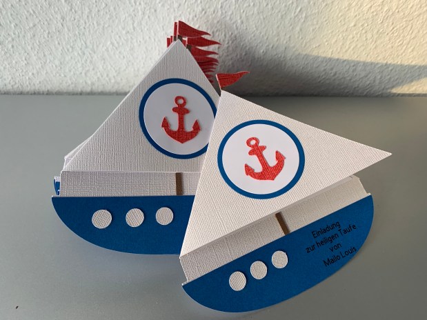 Einladung Taufe Schiff /&nbsp;Boot