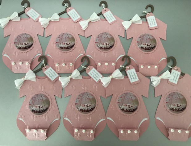 Einladung Babybody Karte mit&nbsp;Bild